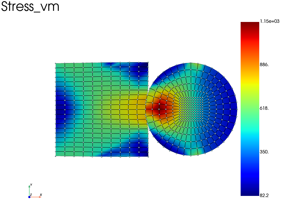 disk rectangle contact