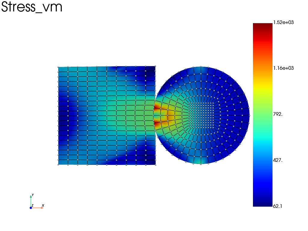 disk rectangle contact